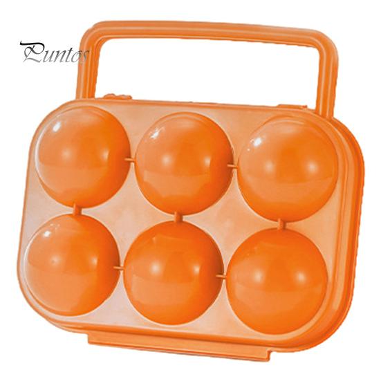 Ящик для яиц с 6 сетками и ручкой, большой емкости, ударопрочный, компактный, портативный, для хранения яиц