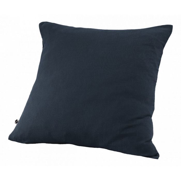 Taie d'oreiller "Gaïa" 60 x 60 cm & 50 x 70 cm "Gaze de Coton" - Gaïa Minuit - 60 x 60 cm - Gaia Minuit -