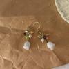 Handmade 925 Silver Lily of the Valley Earrings - French Retro Design