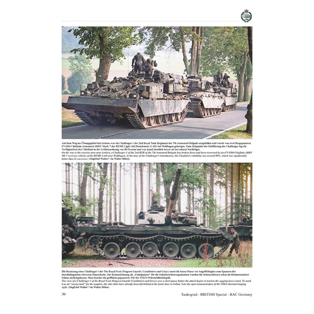 Tankograd Немецкий бронетранспортер RAC британского Королевского бронетанкового корпуса в Западной Германии во время Холодной войны с 1950 по 1990-е годы. Модель документа TG-