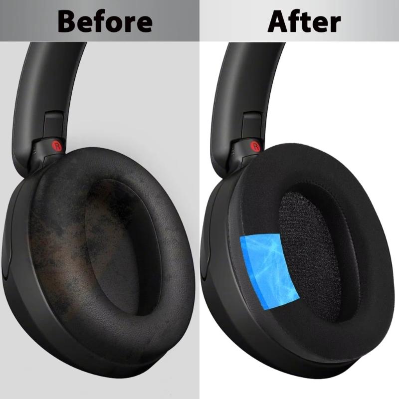 Cooling Gel Replacement Earpads For WH-XB910 XB910N Headphones Soft Breathable Noise Isolation Cushion Pad