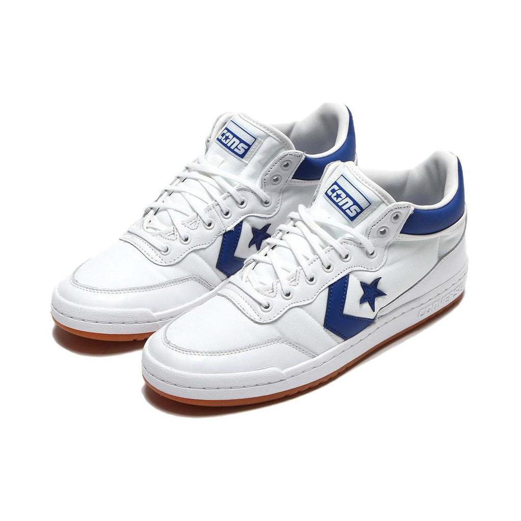 Converse Кроссовки Fastbreak Pro Leather Mid White Blue Gum Unisex A09867C