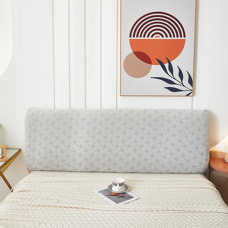 Чехол для изголовья кровати Full Queen Cal King Stretch Soft Bed Headboard Slipcover Stretch Solid Color Purproof Protector Cover Washable for Bed Bedroom Decor