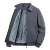 Spring and Autumn Coat Men's Middle-aged and Elderly Lapel Jacket Dad Autumn Clothes Business Casual Men's Clothing
