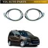 Chrome Fog Light Frame Set of 2 for Peugeot Partner Citroen Berlingo Mk3 2013-2019 OEM 1608323880