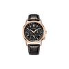 Серия Eco-Drive Eco-Drive Ремешок Водонепроницаемые Солнечные Кварцевые Кожаный Ремешок Мужские Часы Золотые BU2023-12E