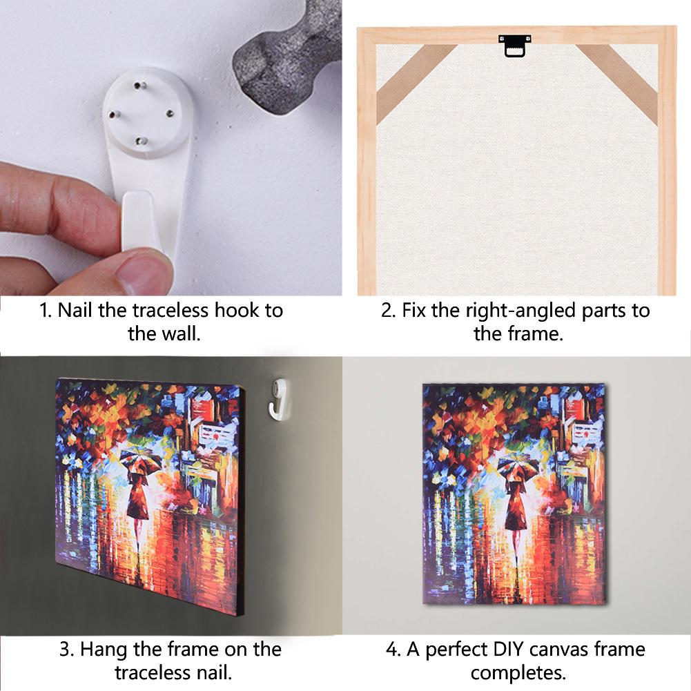 DIY прочная деревянная рамка для носилок для холста, рисующего несколько размеров