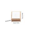 Display Rack Ring Holder Case Wooden Jewelry Show Props Earrings Rings Organizer Wedding Ring Box