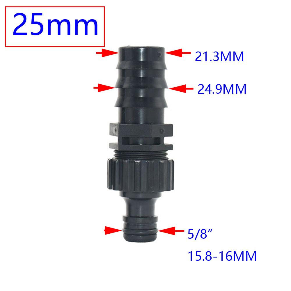 Ершовый 1/4 3/8 1/2 3/4 1 дюйм Быстроразъем для шланга 4/7 мм 8/11 мм 16 мм 20 мм 25 мм Коннектор для водяного шланга Кран 1 шт.