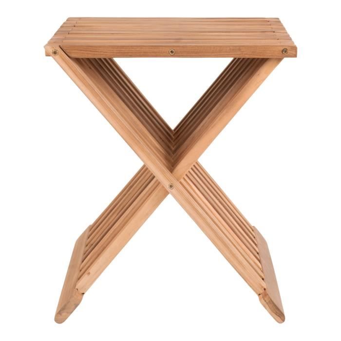 House Nordic Erto Teak Wood Stool