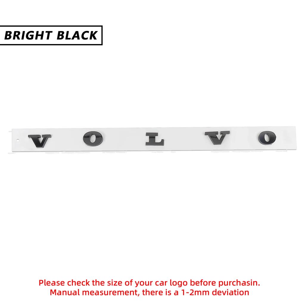 for Volvo Rdesign T2 T3 T4 T5 T6 T7 T8 S90 XC90 S60 XC40 S90 S80L XC40 ABS 3D Badge Letters Car Trunk Badge Sticker Accessory
