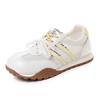 Leather women's little white shoes summer new versatile mesh breathable sports casual shoes color matching board shoes