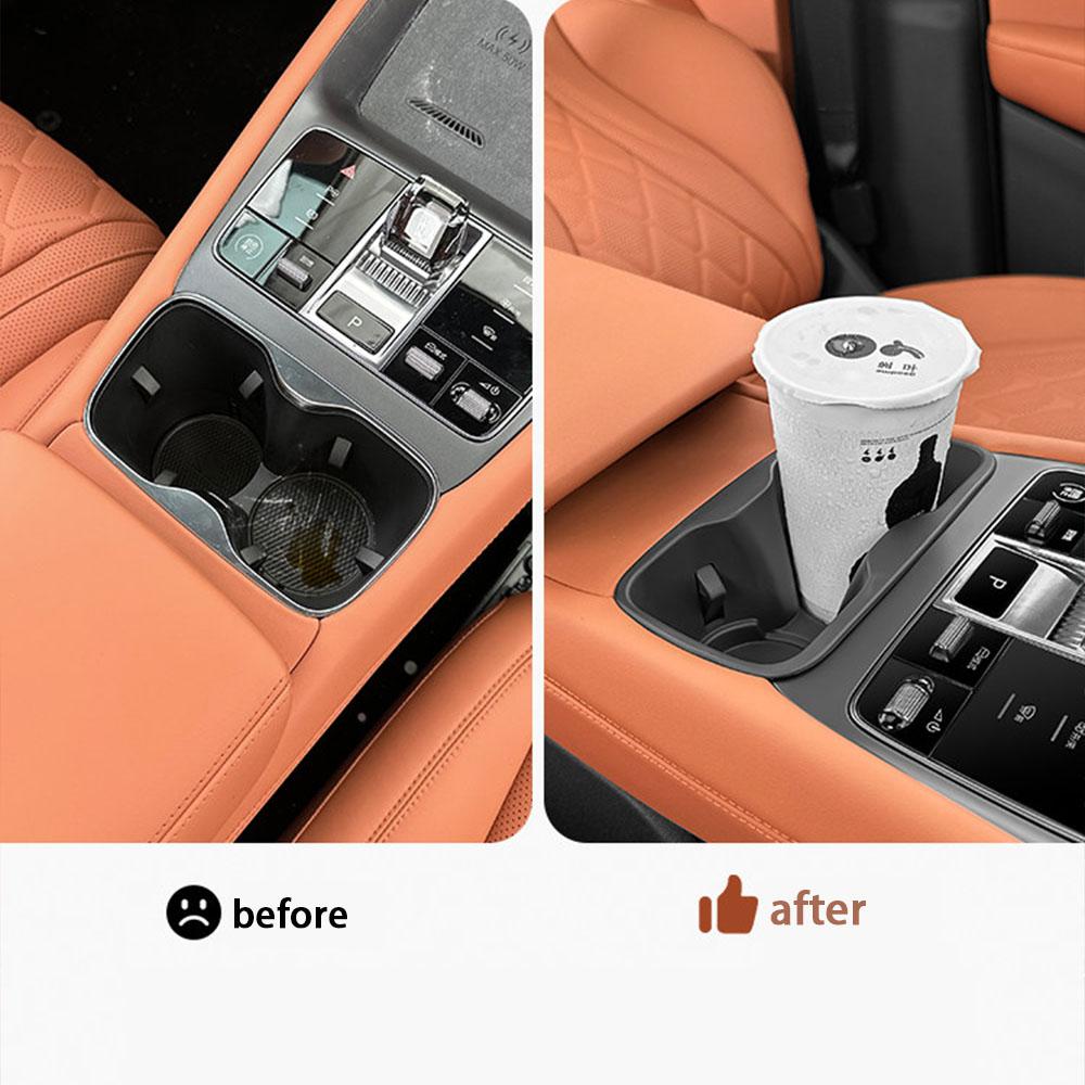 Для BYD Sea Lion 07 EV Центральная консоль Держатель для стаканов Хранение Силиконовая крышка Ограничитель Коврик для напитков Аксессуары для интерьера