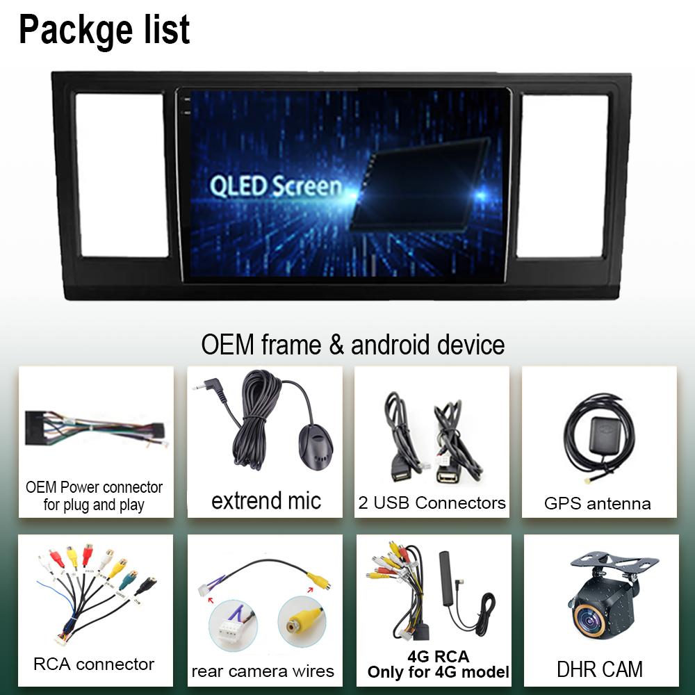 Android 14 для VW Volkswagen Caravelle 6 T6 2017-2021 Видео Авто Стерео Carplay Радио Сенсорный QLED Экран BT WIFI DSP IPS DVD