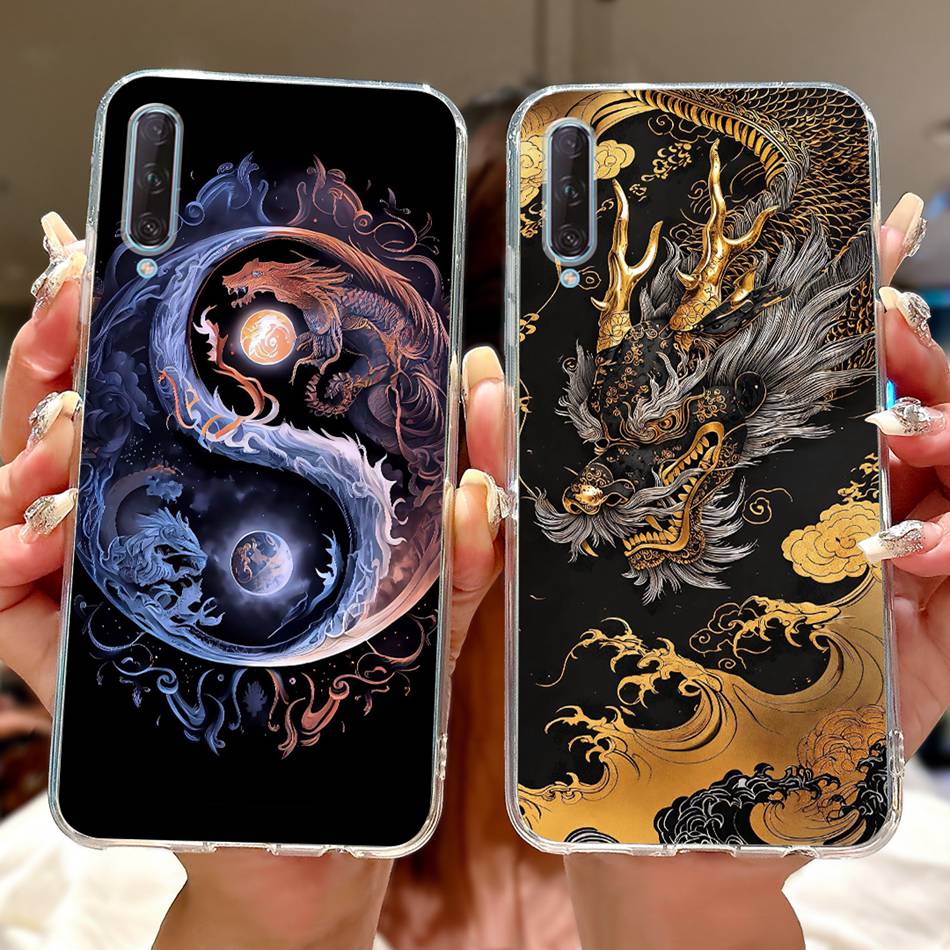 Для Huawei Y9s Крутой Чехол с Рисунком Дракона и Тигра Для Huawei Y9S STK-L21 STK-LX3 STK-L22 Мягкие Силиконовые TPU Чехлы