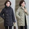 Модная облегающая куртка с капюшоном и хлопковой подкладкой для женщин, новая зимняя утепленная куртка средней и длинной длины с хлопковой подкладкой