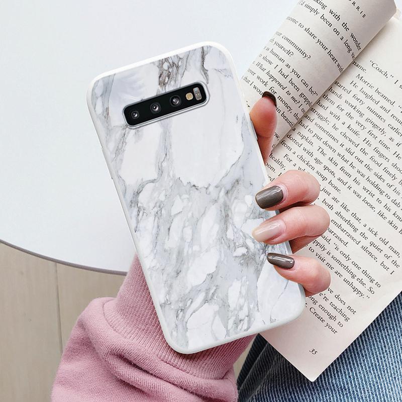 Цветной Роскошный Мраморный Чехол Для Samsung Galaxy S10 S 10 Plus S10E Fundas Мягкий ТПУ Защита Задняя Крышка Для Samsung S10 Ударопрочный