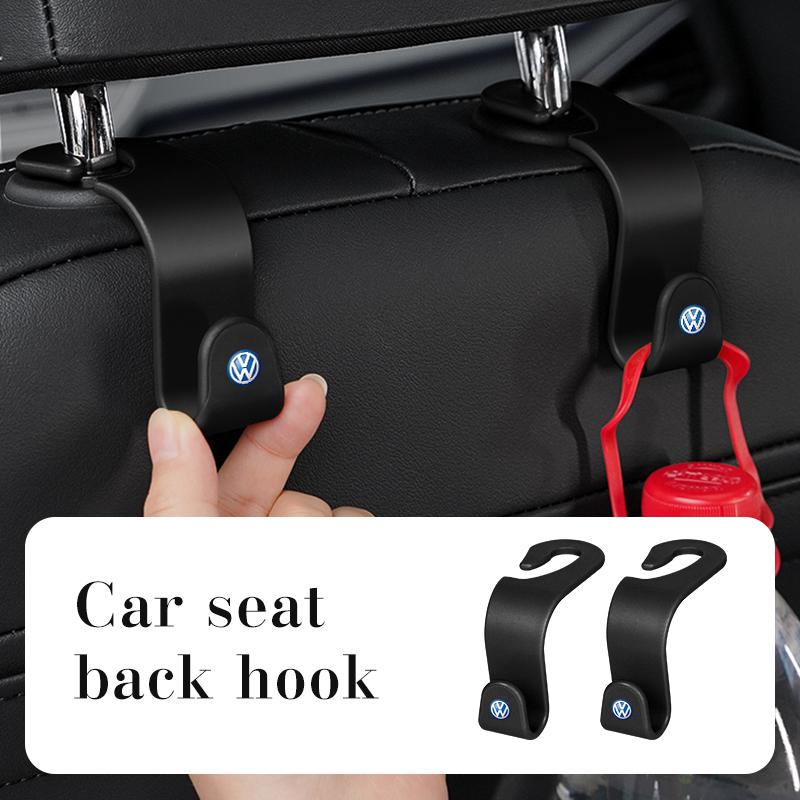 XMZSA1 Car Seat Headrest Hook For Volkswagen VW Scirocco Jetta Beetle Golf 4 5 6 mk8 Passat Polo B5 Tiguan Backrest Hanger Storage Hook