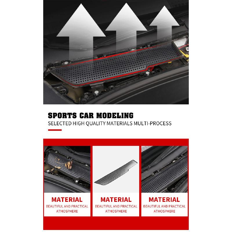 Для Tesla Model 3 17-19 Защитная декоративная накладка воздуховода Защита от засорения