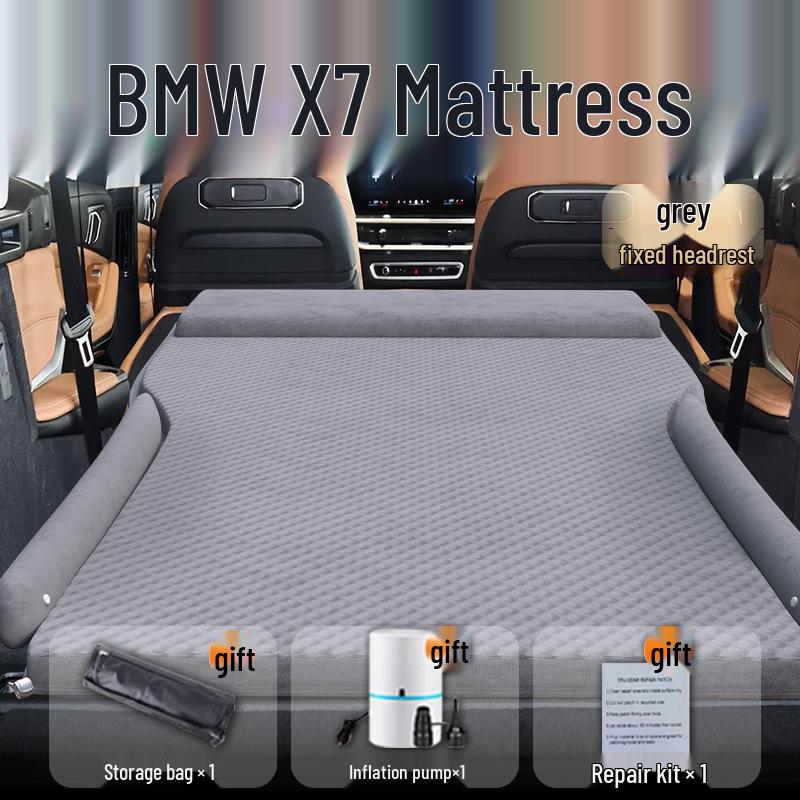 BMW X7 Car Bed: Inflatable Rear Seat Mattress & Trunk Sleeping Pad