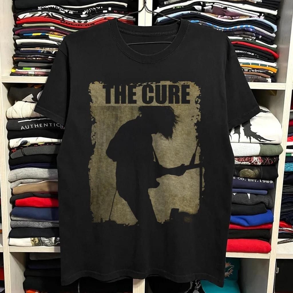 The Cure Band Shirt, Black Unisex T-shirt Size S-Black T-shirt Size S-