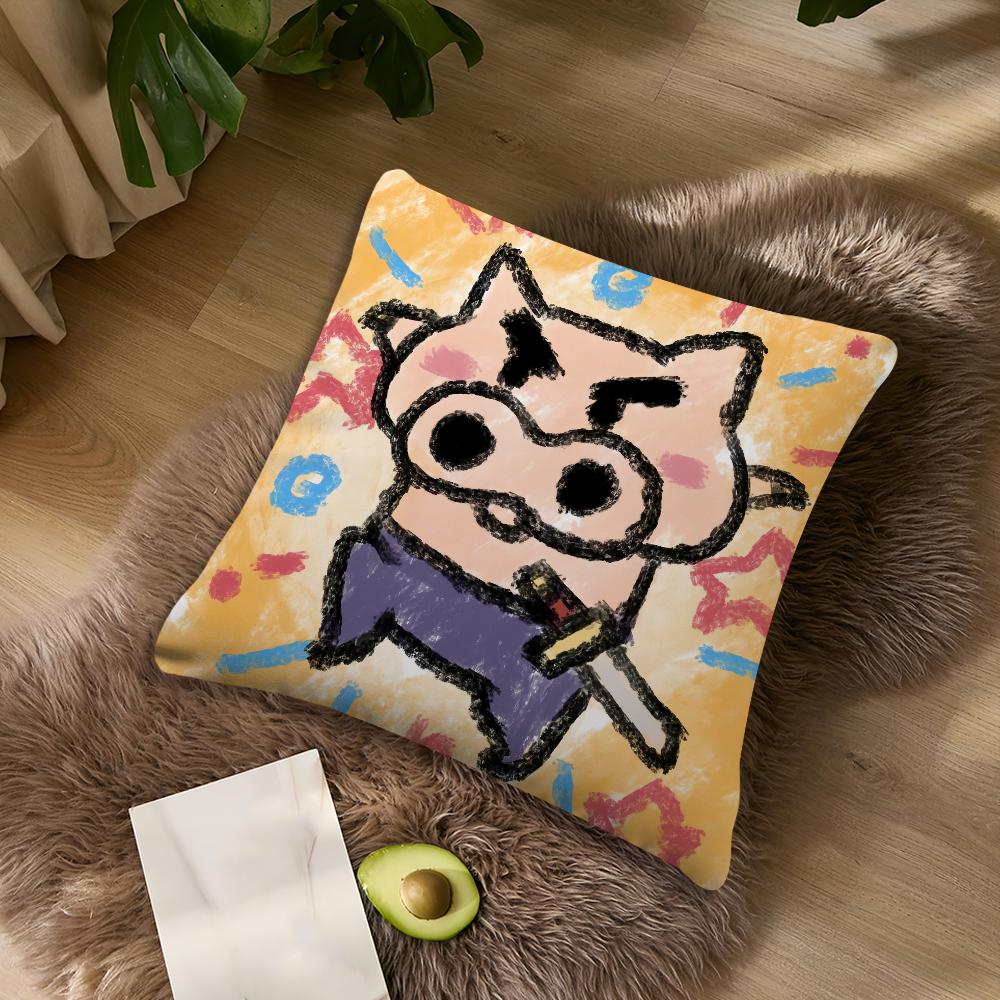Cartoon B-Buriburizaemon Cute Pig cushion cover For Bedroom Car Coffee Shop Room Soft Living Room Sofa Decorative Pillow Case