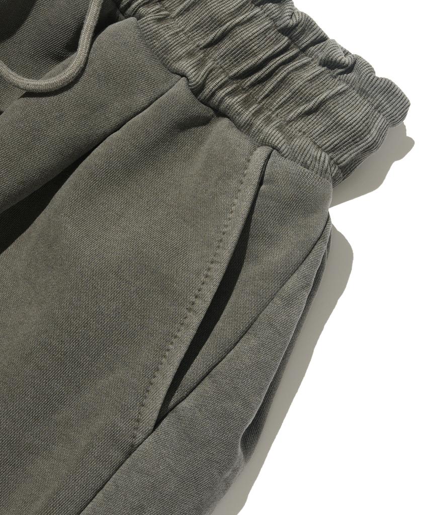 613SEOUL Heritage Pigment Wide Bermuda Pants (Gray)