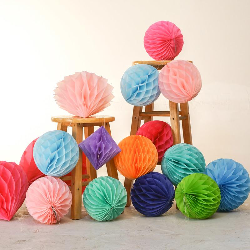 4/6/8/10/12/14/16 дюймов сотовый шар, бумажный цветок, сделай сам, подвесной бумажный шар, украшение для свадьбы, дня рождения, вечеринки, принадлежности для детского душа