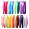 1.5cm Plain Headbands Satin Craft Headband DIY  Hairband Colorful Satin Coverd Head Bands for Girls Women