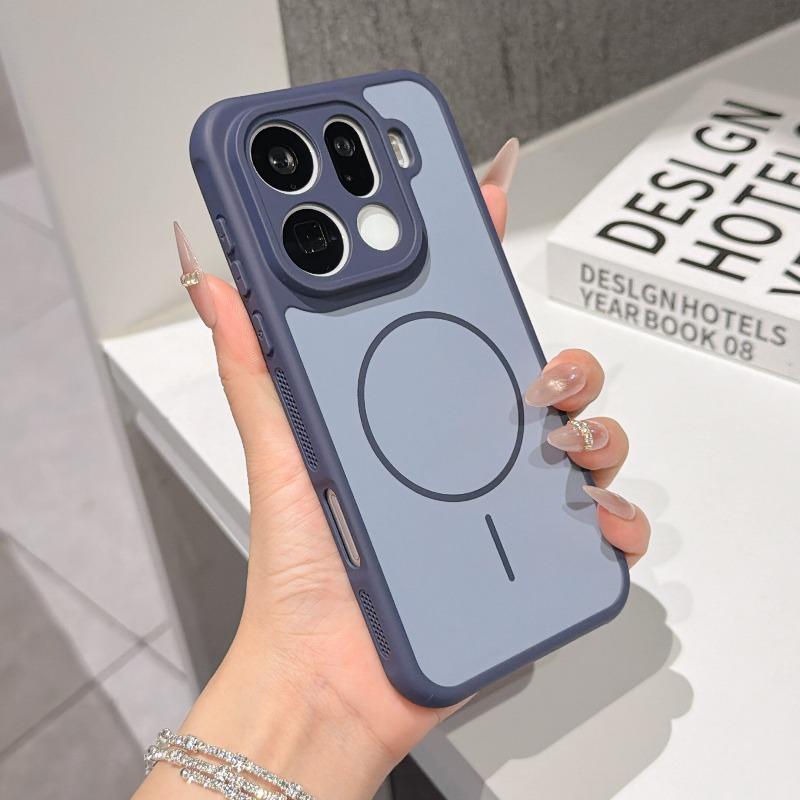 Для Magsafe Матовый Жесткий Чехол для OPPO Find X9 Pro X8S Plus X9 Ultra Магнитная Беспроводная Зарядка Теплоотвод Защитная Крышка