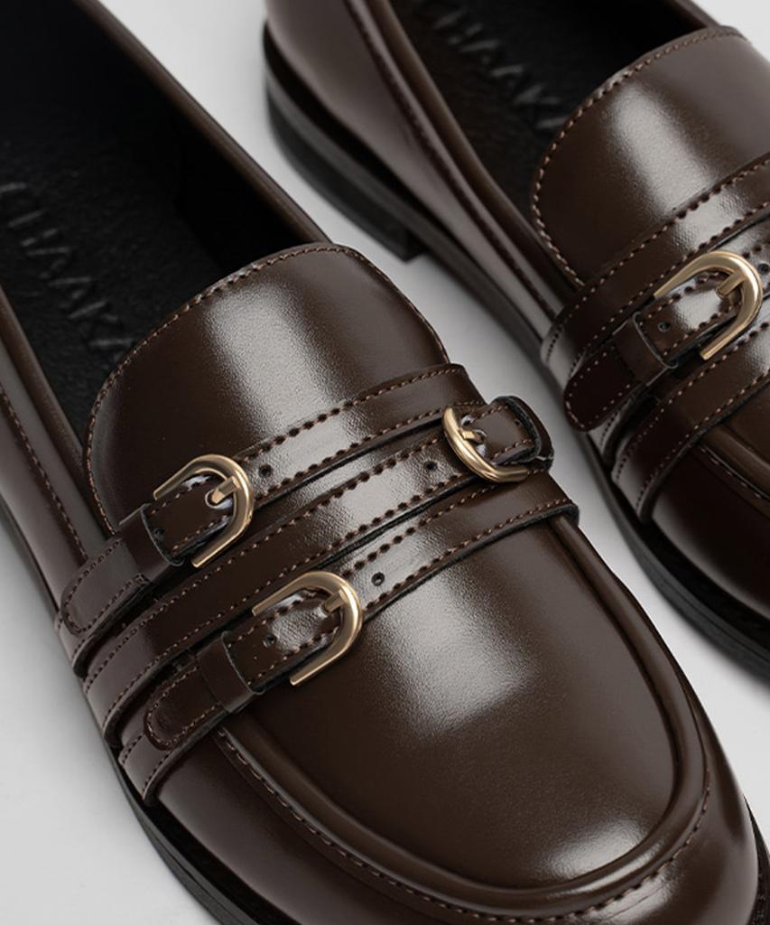 CHAAKAN Tapered Triple Strap Loafers Lfltr3I147