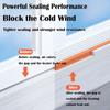 2/4M Windproof Sliding Window Sealing Strip Insectproof Gap Filling Weather Stripping  Household