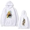 Japanese Anime Demon Slayer Zenitsu Print Hoodie Men Women Harajuku Hoodies Fall Winter Long Sleeves Fleece Hooded