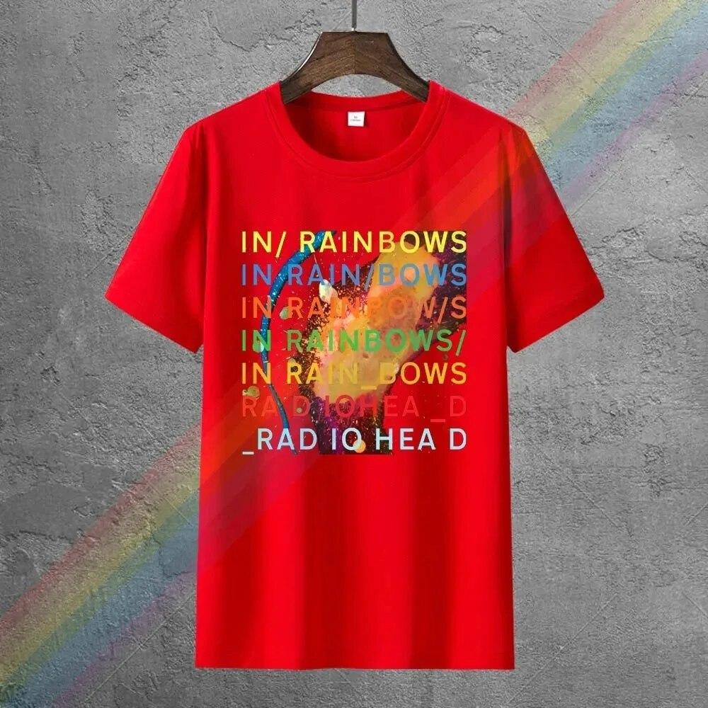 Radiohead in Rainbows Rock Radiohead черная футболка S-5XL хлопковая футболка унисекс модная футболка унисекс обычная