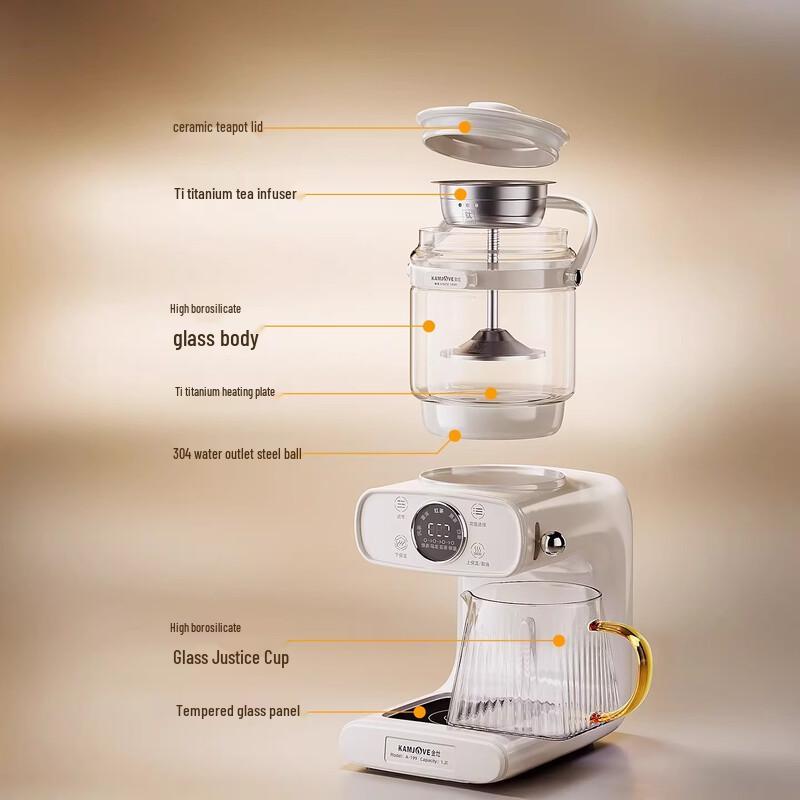 Kamjove 1.2L A-199 Multi-Function Steam Tea Maker