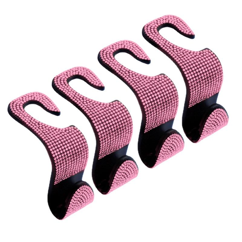 1/2/4Pcs Universal Auto Seat Headrest Hook Storage Hanger Car Vehicle Back Seat Organizer Holder Car Interior Accessories
