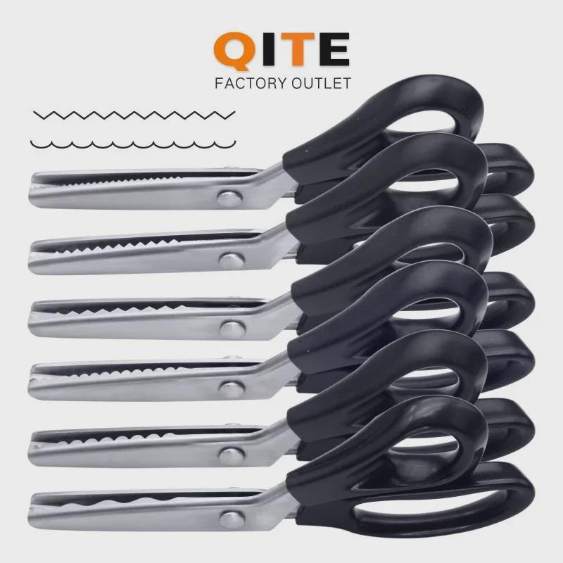 Ножницы для кружева из нержавеющей стали с зубцами и волнистым краем для пошива