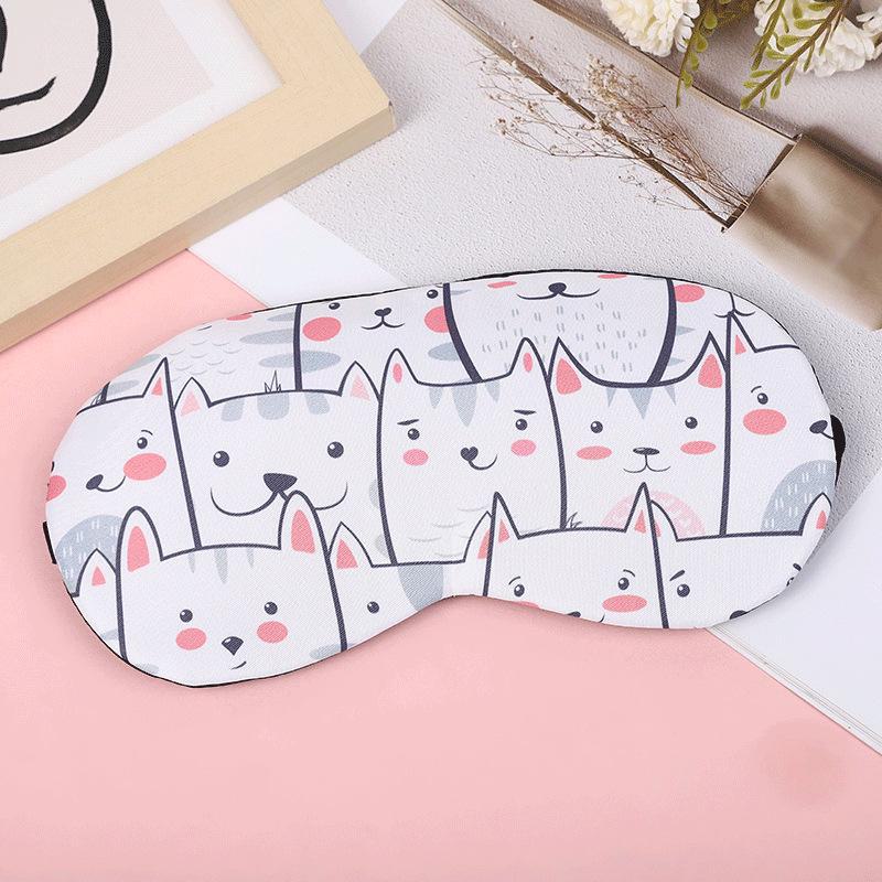 Creative Cartoon Eye Mask: Hot/Cold Compress for Relaxation and Shading