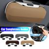 Multi-Purpose Car Glasses Box Portable Car Sunglasses Holder Car Driving Glasses Holder Eyeglass Case Sun Visor Storage Case