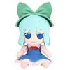 Cirno Plush Toy Hisoutensoku Touhou Plush Series 99 Fumofumochiruno Hisoutensoku Official Merchandise with Bonus Tin Badge Ver. Ver.
