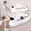 2024 New Summer Mesh Little White Shoes Women's Explosive Original Platform Bread Shoes Student Versatile Casual Sports Board Shoes