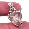 Natural Angel Hair Quartz 925 Solid Sterling Silver Jewelry Pendant 1.25'' S0k77