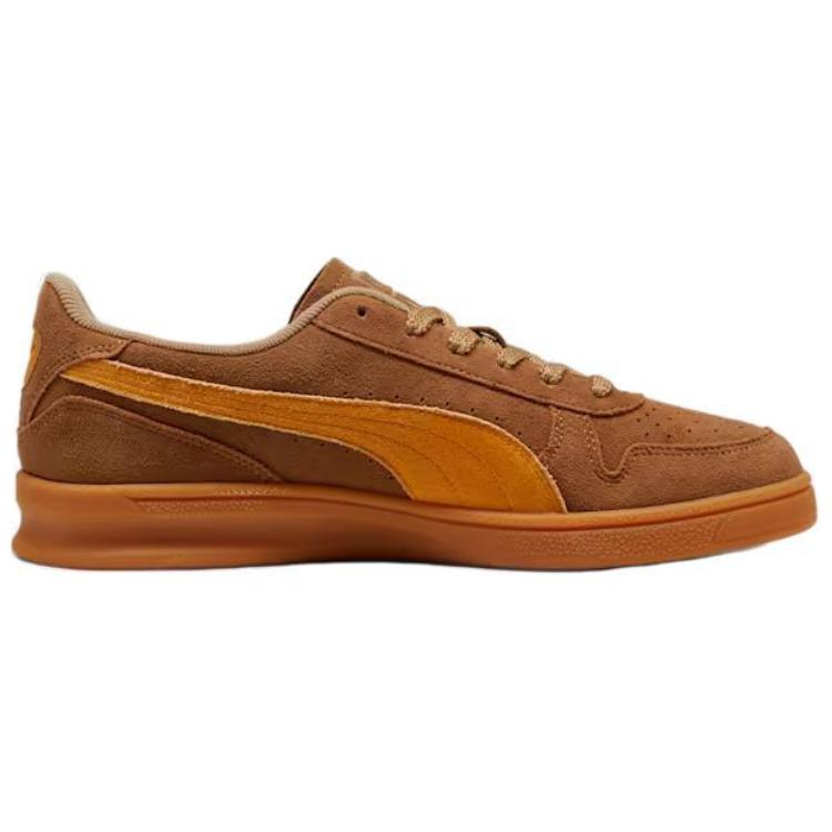 Puma Кроссовки Indoor R Suede Chocolate Chip Sport Yellow Unisex коричневые 398531-02
