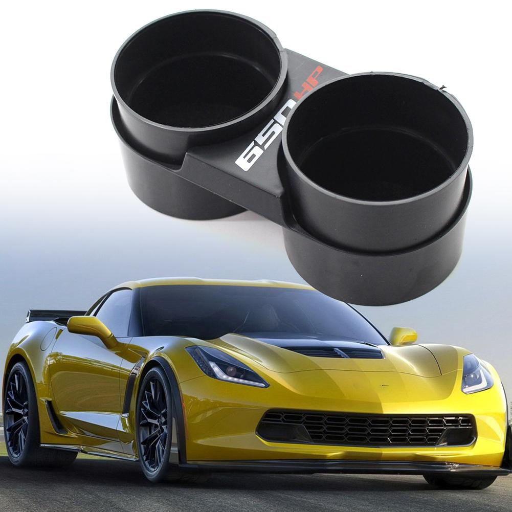 Dual Cup Drink Holder Extendable Retractable for Chevrolet Corvette C7 2014-2020 Car Water Cup Holder Car Accessory