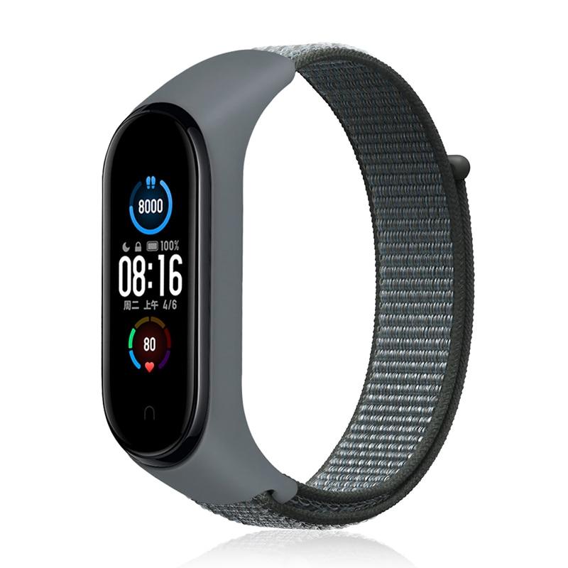 Нейлоновая плетеная петля Solo для Xiaomi Mi Band 5 6, ремешок-браслет, ремень Mi Band 3 Mi Band 4, браслет для Xiaomi Mi Band 6, 5, ремешок для часов