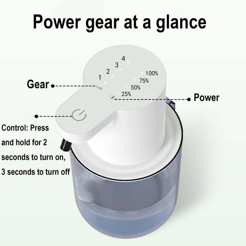Автоматический дозатор пенного/гелевого мыла 4 передачи инфракрасный датчик дозатор мыла для посуды IPX5 водонепроницаемый кухонные аксессуары для ванной комнаты