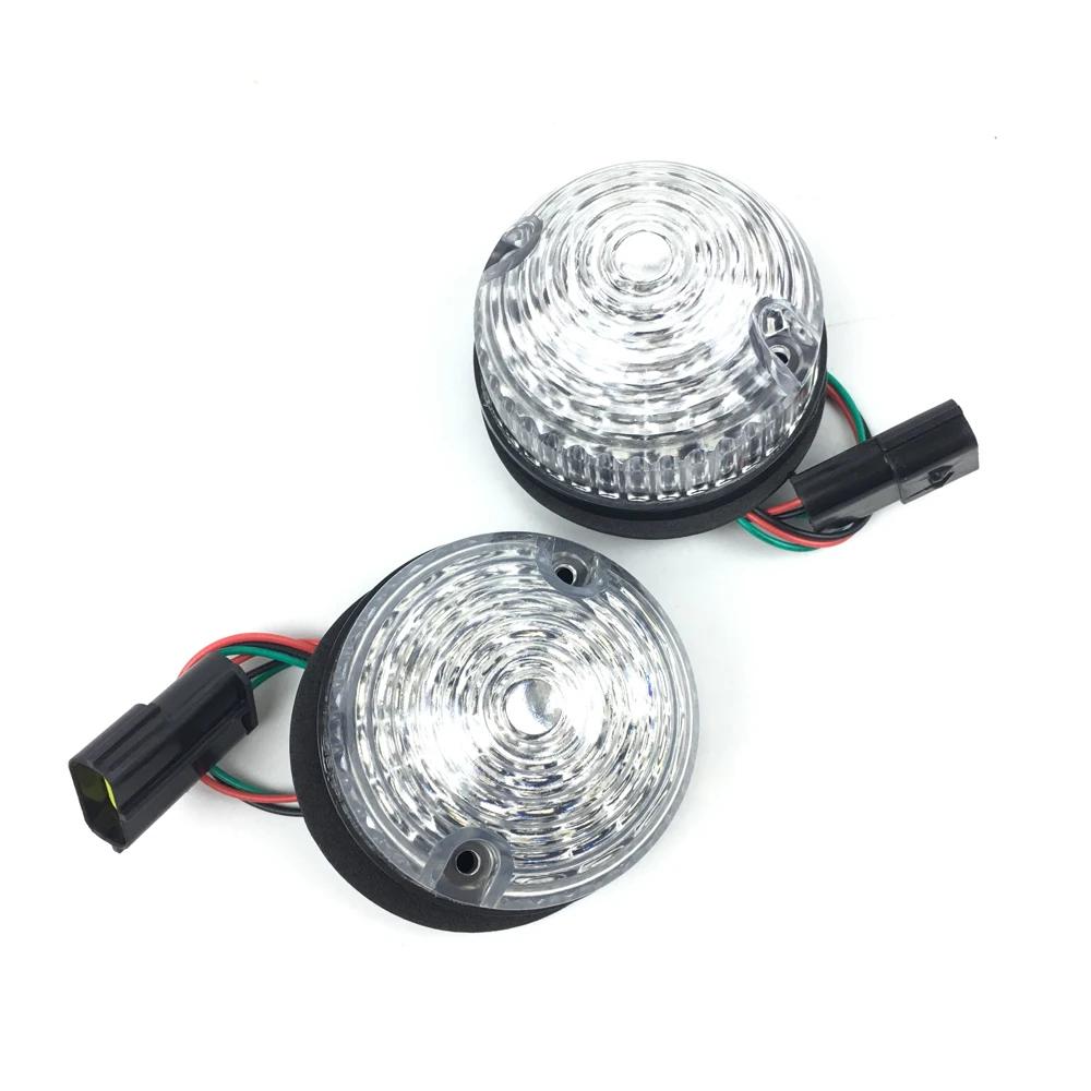 2pcs For Land Rover Defender 90-16 90 110 Red Rear Stop Tail Lamp LED Brake Light Upgrade Kit