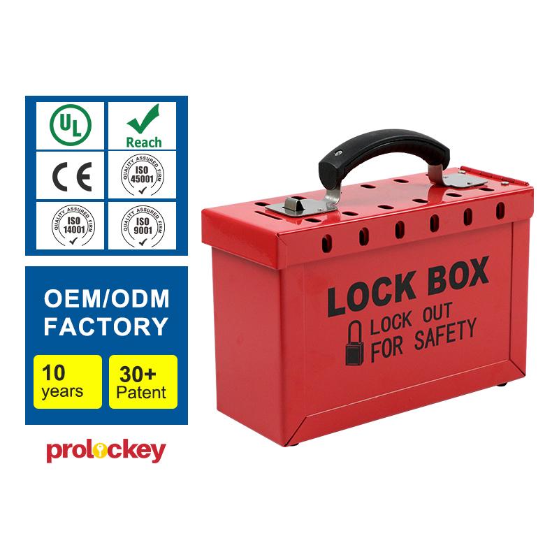 Prolockey Red 12 13 Master Locks Safety Padlock Metal Lockout Box Lockout Tagout Station