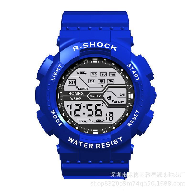 Good Luxury Top Brand Digital Date Outdoor Watch for Men Men's Multi-function Fashion Watches Luminous Electronic Sport Military Watch LED