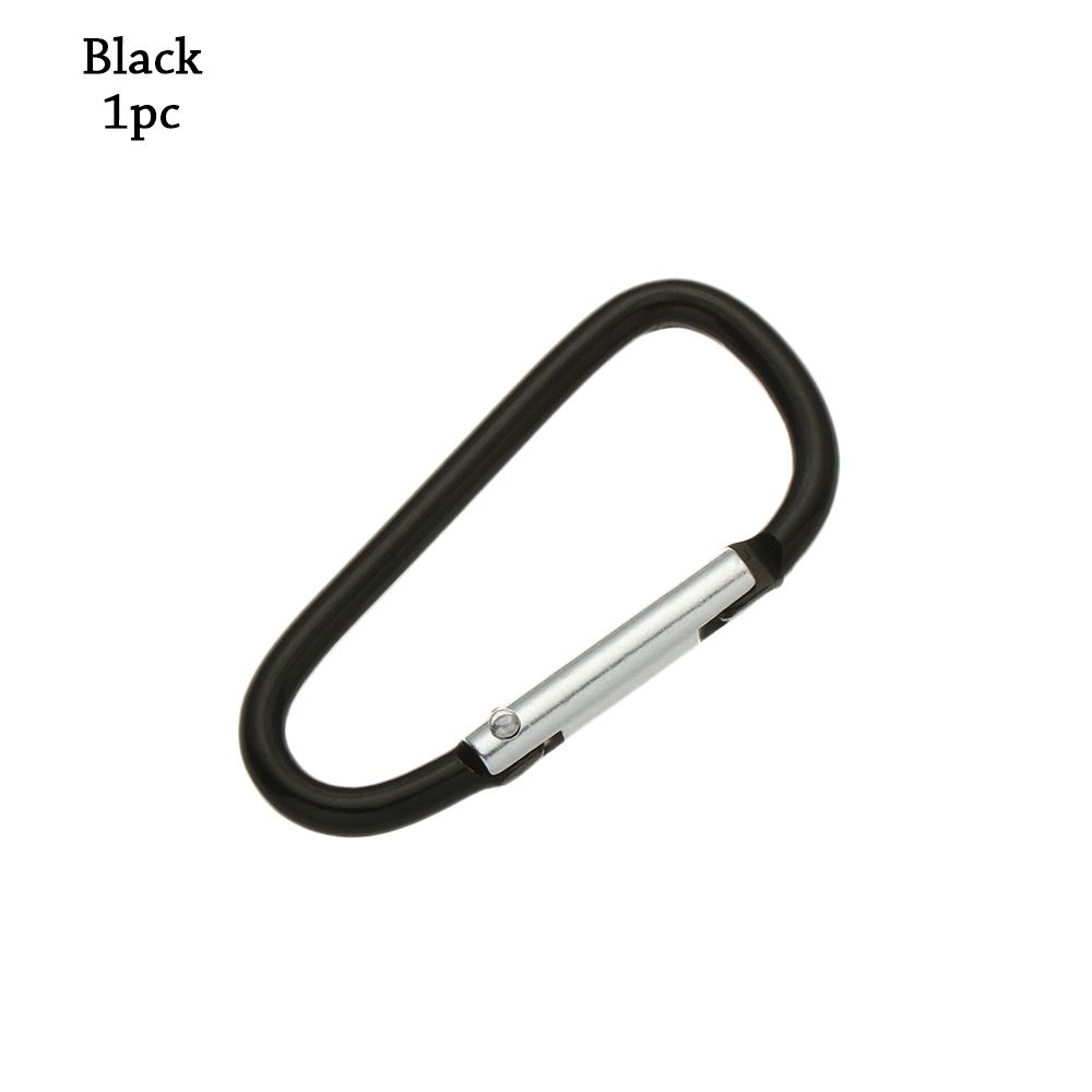 Safety Multicolor Aluminium Camping Hiking Hook Buckle Keychain Climbing Button Alloy Carabiner